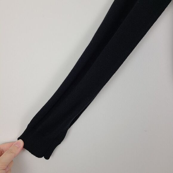 The Children's Place Girl's Black Embellished Neck Cardigan Sweater Large - Picture 5 of 13